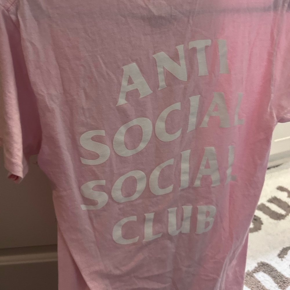 Anti Social Social Club Pink T-Shirt